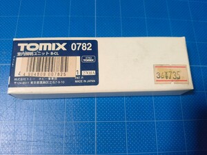 未使用品 TOMIX 0782 室内照明ユニット B-(常点灯CL) 1個入り/Nゲージ/ 同梱可能/②