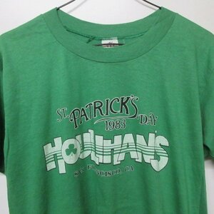 80s USA製　Tシャツ M 緑　サンフランシスコ　St patrick　1983　 ビンテージ　オールド　アメカジ　古着　sy2305