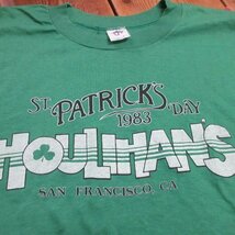 80s USA製　Tシャツ M 緑　サンフランシスコ　St patrick　1983　 ビンテージ　オールド　アメカジ　古着　sy2305_画像9