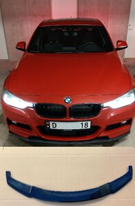 BMW 3シリーズ F30/セダン F31/ツーリング Mスポーツ 前期/後期 社外品 フロントスプリッター/スポイラー/リップ エアロパーツ 未使用 V.2