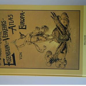 Eisenbahn Und Verkehrs Atlas Von Europa (1902年のドイツ鉄道アトラス復刻版)