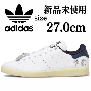 新品未使用 adidas 27.0cm アディダス オリジナルス Disney ディズニー スタンスミス スニーカー コラボ 箱有