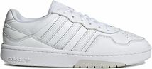 新品未使用 adidas Originals 26.5cm アディダス オリジナルス COURTC コーティック レザー スニーカー シューズ ホワイト 白 箱有り_画像2