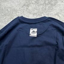 【格安送料】新品未使用 adidas Lサイズ アディダス ロンT 2枚セット ビックロゴ Tシャツ カットソー デカロゴ 人気 3ストライプ 正規品_画像7