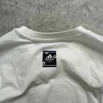 【格安送料】新品未使用 adidas Lサイズ アディダス ロンT 2枚セット ビックロゴ Tシャツ カットソー デカロゴ 人気 3ストライプ 正規品_画像9