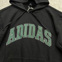 【格安送料】新品未使用 adidas Mサイズ アディダス パーカー スウェット フーディ プルオーバー ジム ビックロゴ ブラック 黒 正規品_画像3