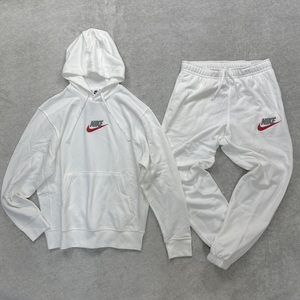  new goods unused NIKE L size Nike setup top and bottom sweat Parker jogger pants Jim white embroidery popular standard domestic regular goods 