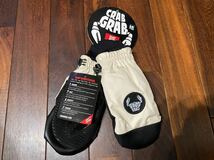 ★ 23-24 クラブグラブ CRAB GRAB スラップ ミット SLAP MITT スノーボード グローブ ミトン 手袋 防寒 クリーム sizeM 新品未使用_画像1