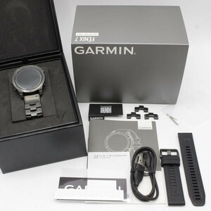 GARMIN fenix 7 Sapphire Dual Power Ti Carbon Gray DLC 010-02540-48 смарт-часы Garmin Phoenix корпус 