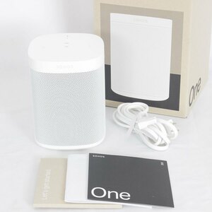 【美品】Sonos One Gen2 スマートスピーカー ONEG2JP1 ホワイト AirPlay2対応 アレクサ搭載 ソノス ワン 本体