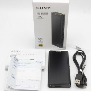 SONY NW-ZX300G-BM 128GB ブラック ポータブルオーディオプレーヤー ウォークマン ソニー ZXシリーズ 本体