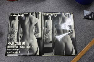 Ｗａｔｅｒ　ｆｒｕｉｔ　篠山紀信＋樋口可南子 （Ａｃｃｉｄｅｎｔｓ　１） 篠山紀信／撮影　二冊　古本