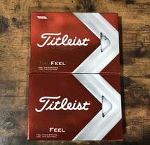 ★ Titleist タイトリスト TRUFEEL トゥルーフィール ゴルフボール ２ダース 24球 ホワイト ★_画像1