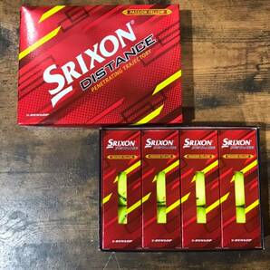 ★ SRIXON スリクソン DISTANCE ディスタンス ゴルフボール 3ダース 36球 PASSION YELLOW イエロー ★の画像2