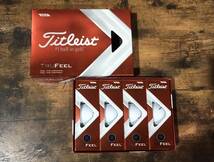 ★ Titleist タイトリスト TRUFEEL トゥルーフィール ゴルフボール ２ダース 24球 ホワイト ★_画像2