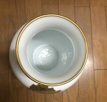 OKURA 大倉陶園 金銀色バラ花瓶 約35cm オブジェ　飾物　置物　花器 花入 現状品_画像7
