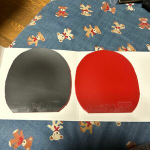 卓球ラバー　ディグニクス０５　赤と黒の特厚　一カ月使用