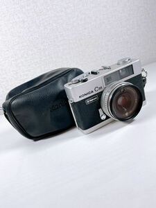 502 KONICA C35 HEXANON 1：2.8 f＝38mm コンパクトフィルムカメラ 未チェックジャンク