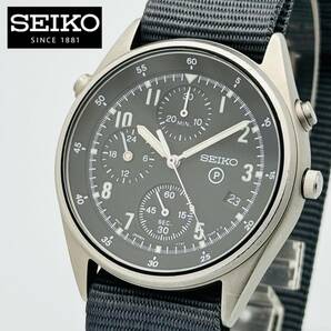 【極希少 実物】SEIKO セイコー イギリス空軍 GEN2 7T27-7A20 クロノグラフ/パイロット/軍用/ミリタリー/ヴィンテージ/メンズ 腕時計/95/黒の画像1