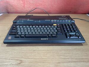 ① SONY MSX2 / モデル HB-F1XV / 中古品 通電確認済み パーソナルコンピューター 