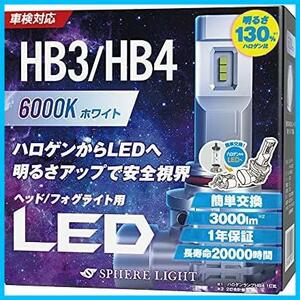 ★a.6000K(ホワイト)_e.HB3/HB4(リフレクターライト対応)_a.エントリーモデル★ 車用 LEDヘッドライト HB3/HB4