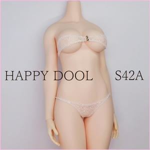 TBLeague 【Happy Doll】S42A 白メッシュラメ バンドゥ セット 1/6 Phicen ファイセン