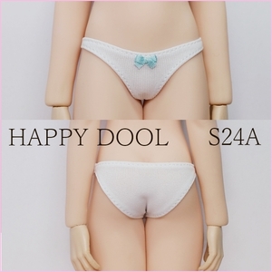 TBLeague 【Happy Doll】S24A 白 フルバックショーツ リボンミント 1/6 下着 Phicen ファイセン