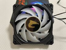 Gigabyte AORUS 120mm スリーブベアリング ARGB ケースファン ブラック_画像4