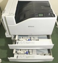 【埼玉発】【EPSON】A3、SRA3カラーレーザープリンター　LP-S9070　★2段カセット★カウンター9365枚★動作確認済★　(11-2806)_画像2