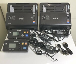 [ Saitama departure ][EPSON] scanner DS-860 *2 pcs. set * network unit attached * operation verification settled *(9-4228)