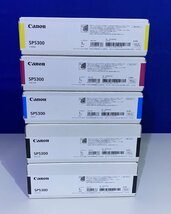 【越谷発】純正未使用品【CANON】トナーカートリッジ ☆SP5300☆ ４色セット(K×2 C×1 M×1 Y×1)（36024）_画像1