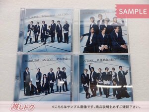 ジャニーズWEST CD 4点セット 絶体絶命/Beautiful/AS ONE 初回盤A(CD+BD)/B(CD+BD)/C(CD+BD)/通常盤 [良品]