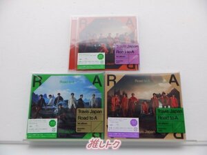 Travis Japan CD 3点セット Road to A 初回盤T(CD+DVD)/J(2CD)/通常盤(初回プレス) [良品]