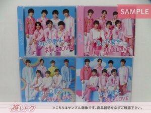 なにわ男子 CD 4点セット 初心LOVEうぶらぶ 初回限定盤1/2(CD+BD)/通常盤/ISLAND STORE online限定 [難小]