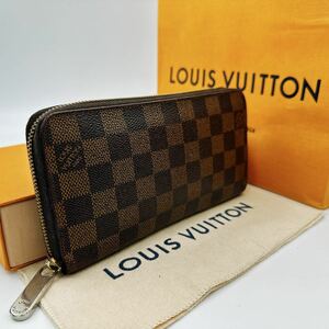 A2586【正規品】LOUIS VUITTON ルイヴィトン ダミエ ジッピーウォレット 長財布 ラウンドファスナー ウォレット N60015/CA0174