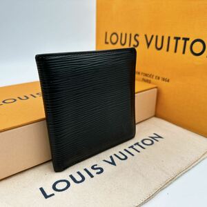 2628【美品】LOUIS VUITTON ルイヴィトン エピ ポルトフォイユ マルコ 二つ折り財布 小銭入れ付 ウォレット M63542/VI0949