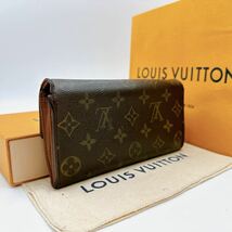 2648【正規品】LOUIS VUITTON ルイヴィトン モノグラム ポルトフォイユ サラ 二つ折り財布 長財布 ウォレット M61734/TH0094_画像2