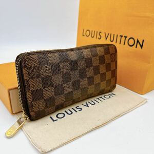 2659【正規品】LOUIS VUITTON ルイヴィトン ダミエ ジッピーウォレット ラウンドファスナー 長財布 ウォレット　N60015/CA0121