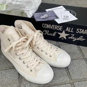 GW価格☆極美品・送料無料☆ CONVERSE × MHL ALL STAR 100 ハイカット コンバース オールスター マーガレットハウエル 8.5 27.0cm