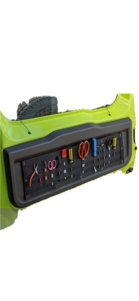 RAWAKORW スズキ 収納ネット ポケット 車