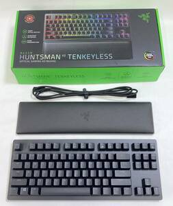 【1000円スタート】Razer Huntsman V2 Tenkeyless Linear Optical Switch ゲーミングキーボード US配列 RZ03-03940100-R3M1