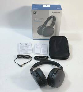  Sennheiser Sennheiser wireless headphone bluetooth HD 450BT black noise cancel ring 