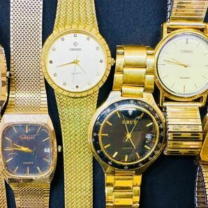 ゴールドカラーのみ 腕時計 140本 大量 SEIKO TECHNOS ELGIN WALTHAM CITIZEN BUREN REGUNO GUESS LANCEL ALBA 等まとめてセットF98の画像7
