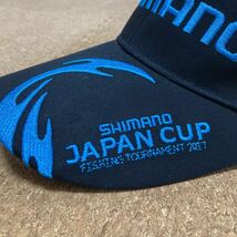 シマノ JAPAN CUP ジャパンカップ 2017 メッシュ キャップ 帽子 未使用品 サイズ：56〜59_画像2