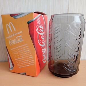 243-19 コカコーラ グラス （ブラック：355ml）ソーダライムガラス マクドナルド