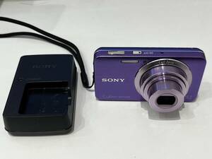 起動確認 SONY Cyber-shot DSC-W630 コンパクトデジタルカメラ サイバーショット パープル 充電器付　2535