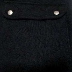 美品 バーバリーブラックレーベル ゴールドホース刺繍 裏地ノバチェックデザイン 羊毛100% キルティング コート サイズ M(2)の画像6