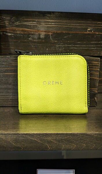 muku+CREМE crayon14039イエロー 財布