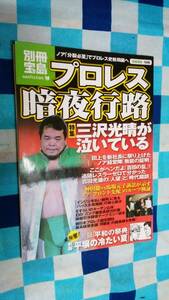 プロレス暗夜行路　2009年9月発行　別冊宝島