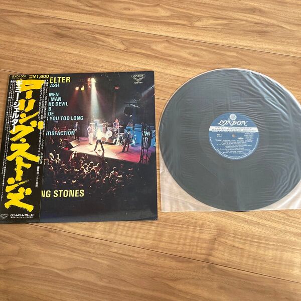 LP レコード ローリングストーンズ ギミーシェルター